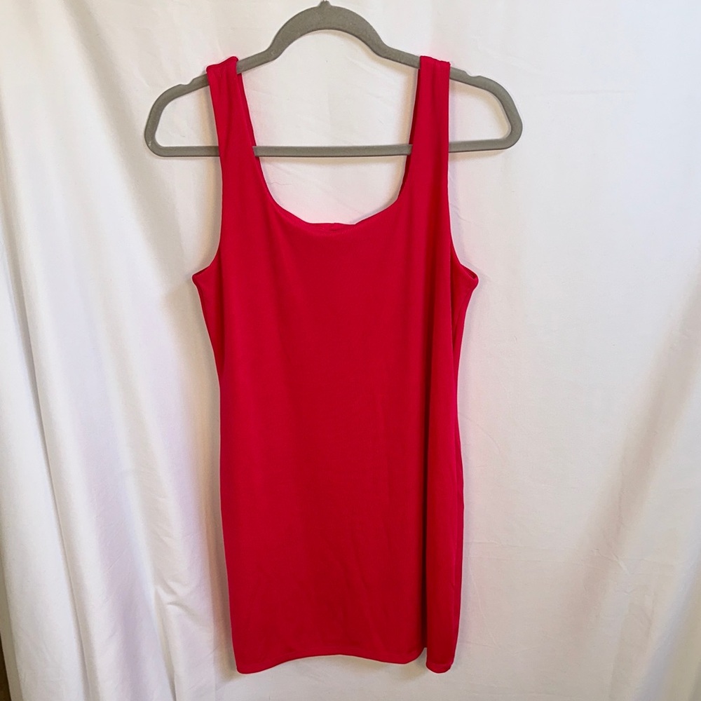 a new day Vibrant Hot Pink Tank Dress